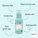 Sassi Παγούρι Ανοξείδωτου Ατσαλιού 350ml Με Διπλό Τοίχωμα Munchy Τhe Bear