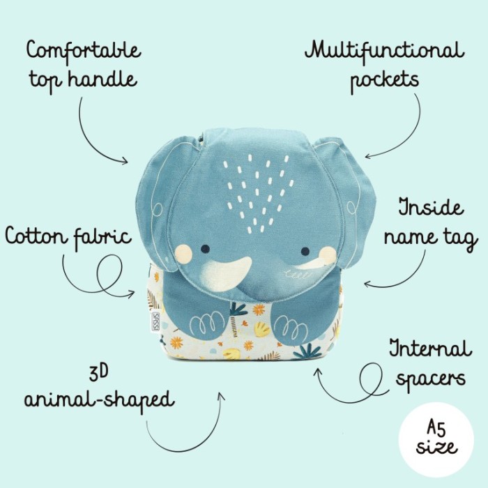 Sassi Παιδική Τσάντα Πλάτης Mini Chewy the Elephant