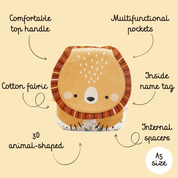 Sassi Παιδική Τσάντα Πλάτης Mini Chompy the Lion