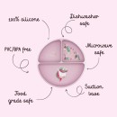 Sassi Πιάτο Σιλικόνης Με Χωρίσματα Sparkly The Unicorn