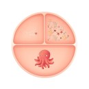 Sassi Πιάτο Σιλικόνης Με Χωρίσματα Slurpy The Octopus