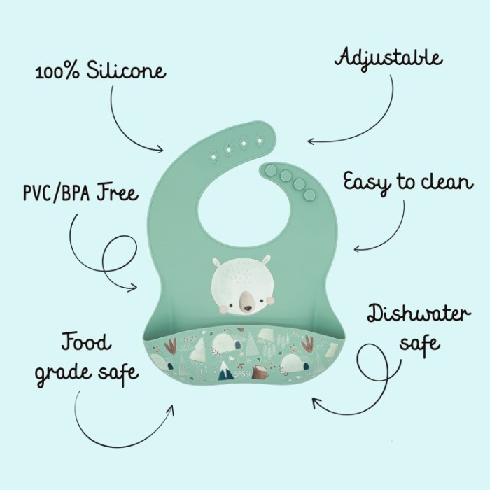 Sassi Σαλιάρα Σιλικόνης Munchy The Bear