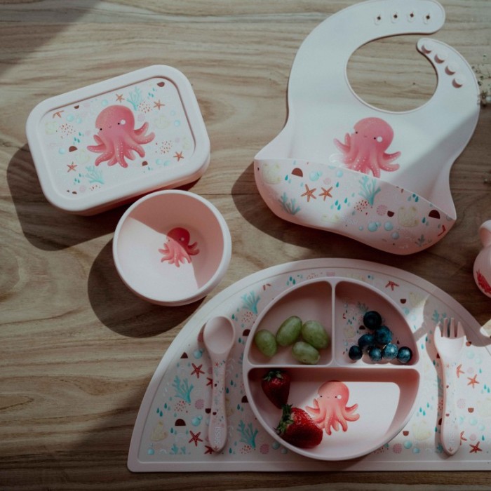 Sassi Σαλιάρα Σιλικόνης Slurpy The Octopus