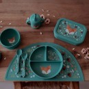 Sassi Σετ Κουτάλι Πιρούνι Σιλικόνης Crunchy the Fox