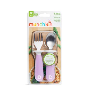 Σετ Πιρούνι & Κουτάλι Μωβ Munchkin