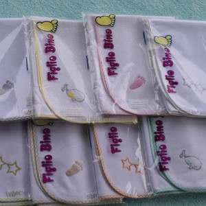 Σελτεδάκι 60x90cm Με Κέντημα Γκρι Figlio Bino