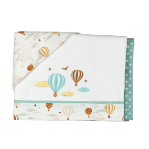 Σεντόνια Κούνιας 3τμχ Air Balloon Baby Star Σεντόνια Κούνιας 3τμχ Air Balloon Baby Star