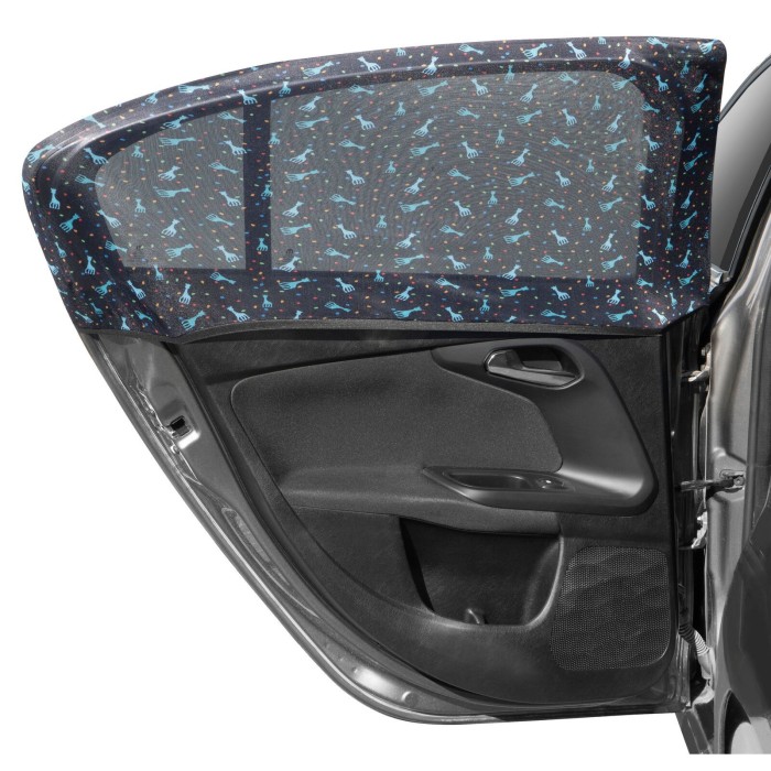 Σετ 2 Ηλιοπροστασίες Αυτοκινήτου Φορετές Στο Παράθυρο Σόφι Καμηλοπάρδαλη