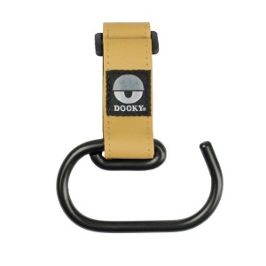 Σετ 2 Μεγάλοι Γάντζοι Καροτσιού Καφέ Dooky