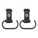 Σετ 2 Μεγάλοι Γάντζοι Καροτσιού Μαύρο Dooky Σετ 2 Μεγάλοι Γάντζοι Καροτσιού Μαύρο Dooky