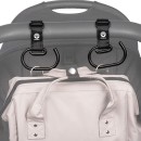 Σετ 2 Μεγάλοι Γάντζοι Καροτσιού Μαύρο Dooky Σετ 2 Μεγάλοι Γάντζοι Καροτσιού Μαύρο Dooky