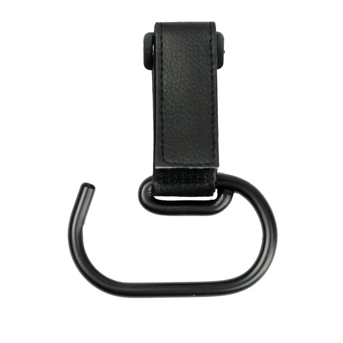 Σετ 2 Μεγάλοι Γάντζοι Καροτσιού Μαύρο Dooky Σετ 2 Μεγάλοι Γάντζοι Καροτσιού Μαύρο Dooky