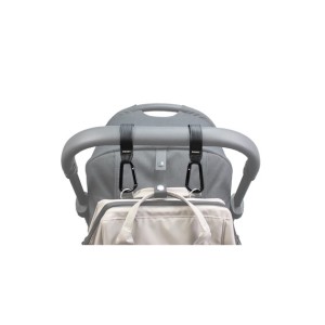 Σετ 2 Μικροί Γάντζοι Καροτσιού Μαύρο Dooky