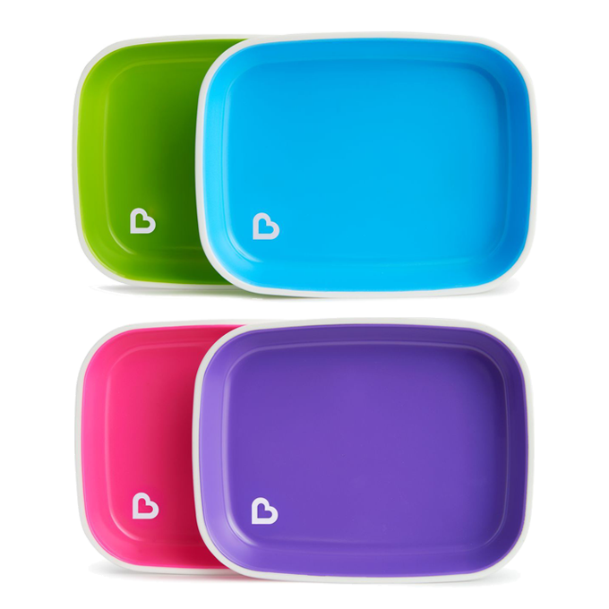 Σετ 2 τεμάχια πιάτα Μωβ-Φούξια Munchkin Splash Plates