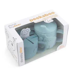 Σετ 2 τμχ Εκπαιδευτικό Snak Ποτηράκι Friends Μπλε Done By Deer