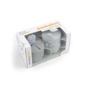 Σετ 2 τμχ Εκπαιδευτικό Snak Ποτηράκι Friends Γκρι Done By Deer