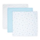 Σετ 3τμχ Πάνα Αγκαλιάς - Μουσελίνα 80x80cm Blue Lorelli