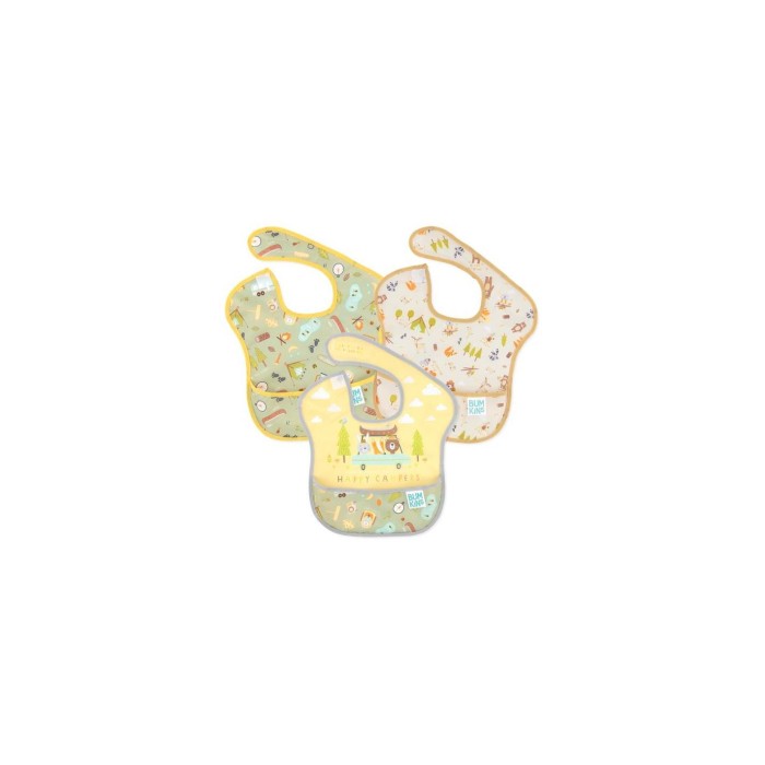 Σετ 3τμχ Αδιάβροχες Σαλιάρες Superbib Χαρούμενοι Κατασκηνωτές Bumkins Σετ 3τμχ Αδιάβροχες Σαλιάρες Superbib Χαρούμενοι Κατασκηνωτές Bumkins