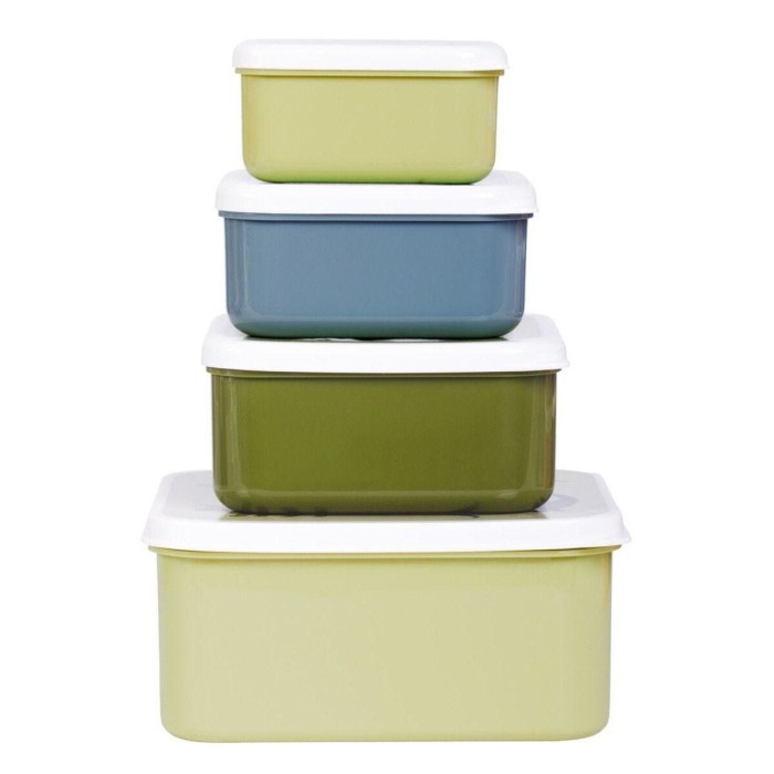 Σετ 4 Δοχεία Φαγητού Μεσημεριανού και Σνακ Δεινόσαυροι A little lovely company