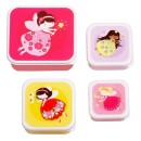 Σετ 4 Δοχεία Φαγητού Μεσημεριανού και Σνακ Νεράιδα A little lovely company