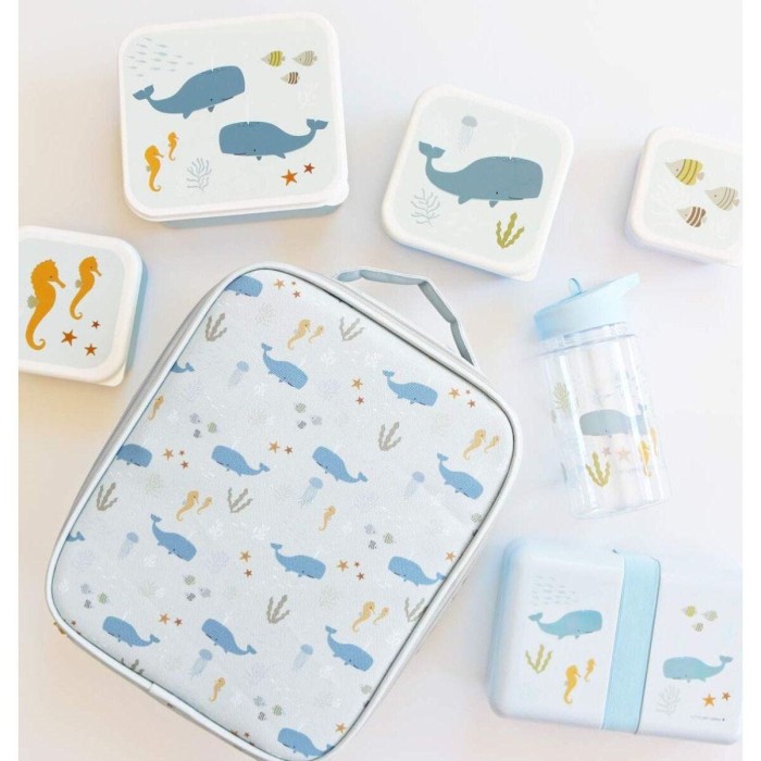 Σετ 4 Δοχεία Φαγητού Μεσημεριανού και Σνακ Ωκεανός A little lovely company