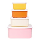 Σετ 4 Δοχεία Φαγητού Μεσημεριανού και Σνακ Ουράνια Τόξα A little lovely company