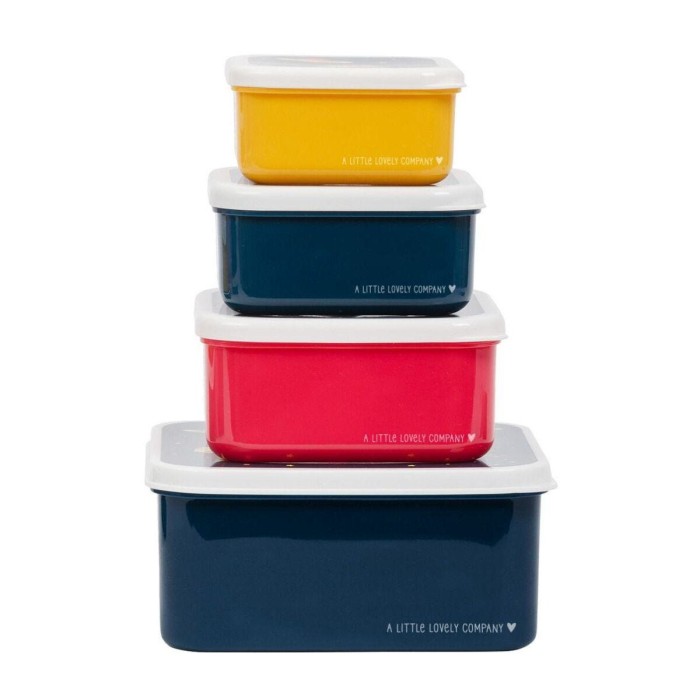 Σετ 4 Δοχεία Φαγητού Μεσημεριανού και Σνακ Διάστημα A little lovely company