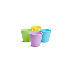 Σετ 4 τεμάχια πολύχρωμα Ποτηράκια Munchkin Modern Multi Cups