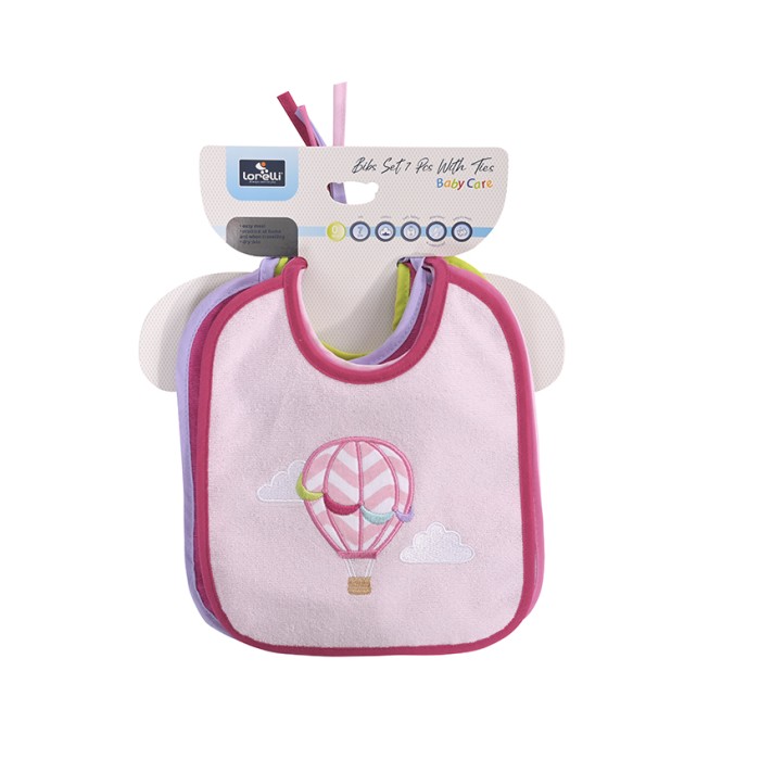 Σετ 7τμχ Σαλιάρες Με Κορδόνι Για Κορίτσι Lorelli