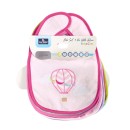 Σετ 7τμχ Σαλιάρες Με Velcro Για Κορίτσι Ροζ Lorelli