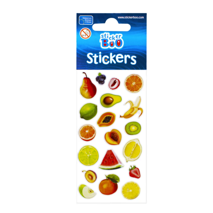 Sticker Boo Σετ Αυτοκόλλητων Φρούτα