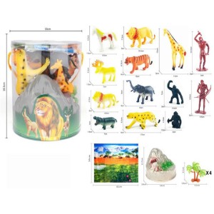 Σετ Άγρια Ζώα 11τμχ T3041 Martin Toys