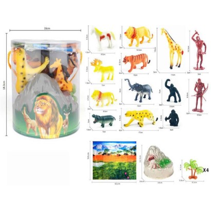 Σετ Άγρια Ζώα 11τμχ T3041 Martin Toys