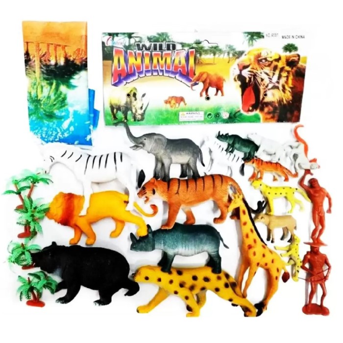 Σετ Άγρια Ζώα 16τμχ A581 Martin Toys