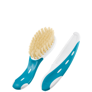 Σετ βούρτσα - χτένα από Φυσική Τρίχα Nuk Μπλε Σετ βούρτσα - χτένα από Φυσική Τρίχα Nuk Μπλε