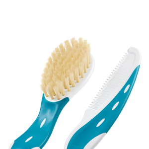 Σετ βούρτσα - χτένα από Φυσική Τρίχα Nuk Μπλε