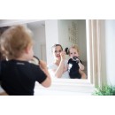 Σετ Βούρτσα – Χτένα με Φυσική Τρίχα Ανοιχτό Ροζ Minene