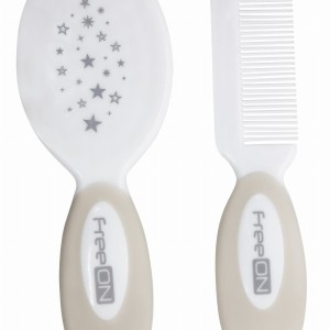 Σετ Βούρτσα - Χτένα Με Φυσική Τρίχα FreeOn Σετ Βούρτσα - Χτένα Με Φυσική Τρίχα FreeOn