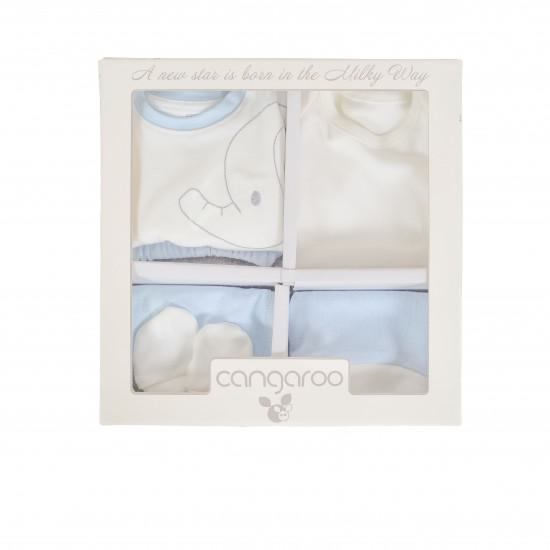 Σετ Ρούχων Νεογέννητου Milky Way Μπλε 6 τμχ Cangaroo