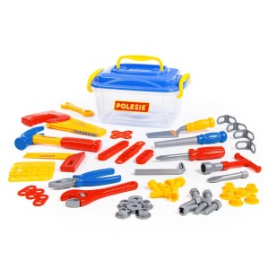Σετ Εργαλείων σε Βαλιτσάκι 57τμχ 59307 Polesie Μπλε