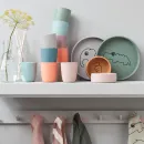 Σετ Φαγητού Σιλικόνης Croco Green - Powder - Coral Done by Deer