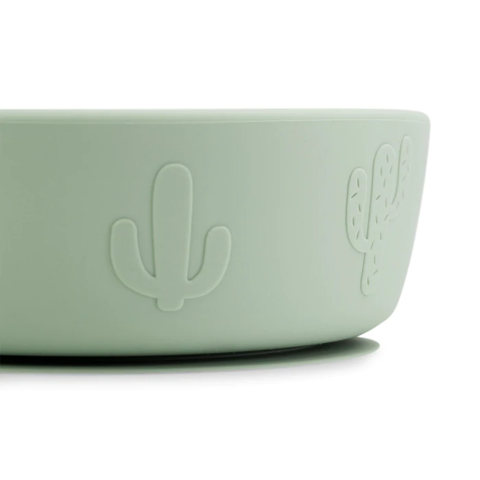 Σετ Φαγητού Σιλικόνης Stick & Stay Lalee Green - Mustard - Sand Done by Deer