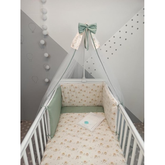 Σετ Κούνιας 10τμχ Hugs Μπεζ Φούντο Baby Star Σετ Κούνιας 10τμχ Hugs Μπεζ Φούντο Baby Star