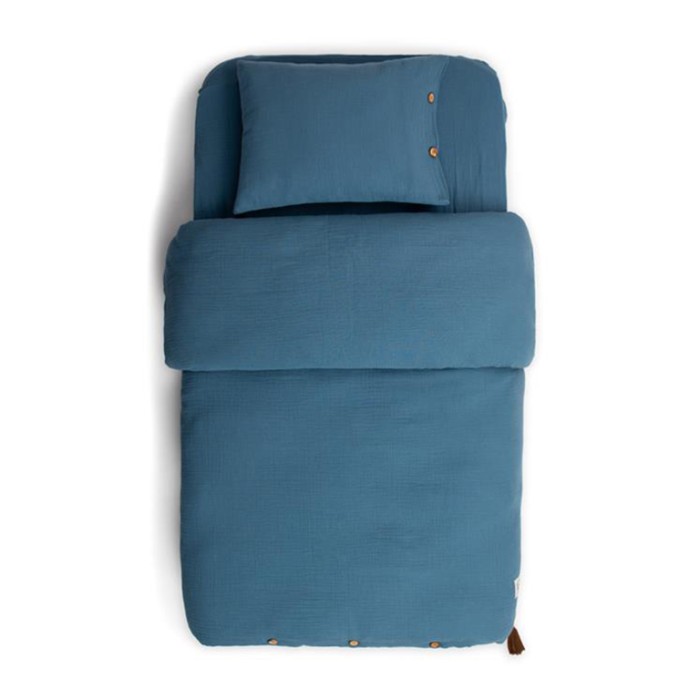 Σετ Κούνιας 2τμχ Παπλωματοθήκη & Μαξιλαροθήκη Province Petrol Funna Baby