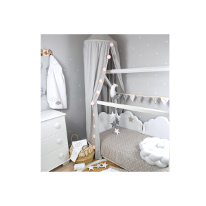 Σετ Κούνιας 3τμχ Σύννεφο Λευκό Baby Star