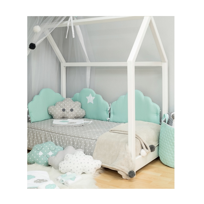 Σετ Κούνιας 3τμχ Σύννεφο Μέντα Baby Star Σετ Κούνιας 3τμχ Σύννεφο Μέντα Baby Star