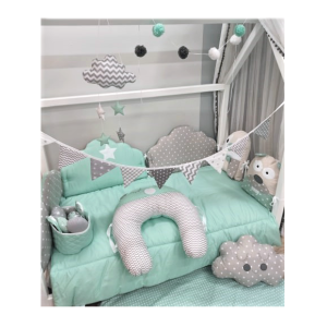 Σετ Κούνιας 3τμχ Σύννεφο Μέντα Baby Star Σετ Κούνιας 3τμχ Σύννεφο Μέντα Baby Star