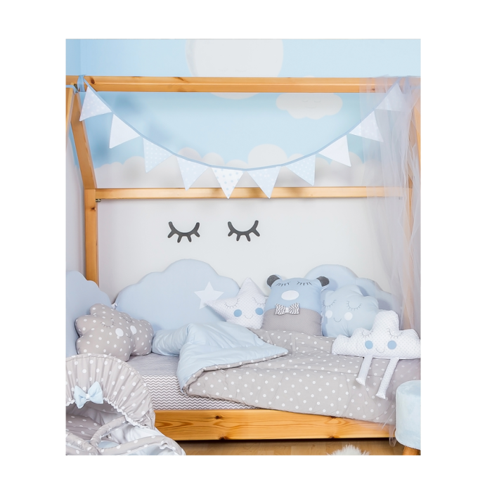 Σετ Κούνιας 3τμχ Σύννεφο Σιέλ Baby Star Σετ Κούνιας 3τμχ Σύννεφο Σιέλ Baby Star