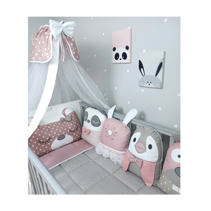 Σετ Κούνιας 3τμχ Tiny Friends Σάπιο Μήλο Baby Star Σετ Κούνιας 3τμχ Tiny Friends Σάπιο Μήλο Baby Star