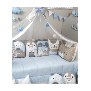 Σετ Κούνιας 3τμχ Tiny Friends Σιέλ Baby Star Σετ Κούνιας 3τμχ Tiny Friends Σιέλ Baby Star